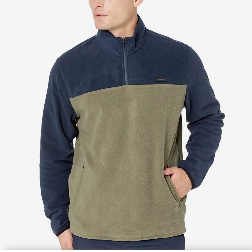 O'Neill Lindenwood Superfleece Mock Neck Jacket size medium